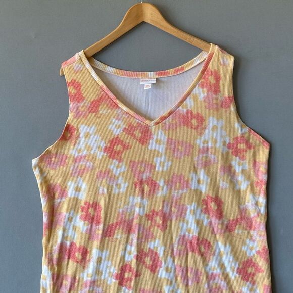 5 for $45 Lularoe Sleeveless Top Blouse Shirt Size 3X - Picture 2 of 7